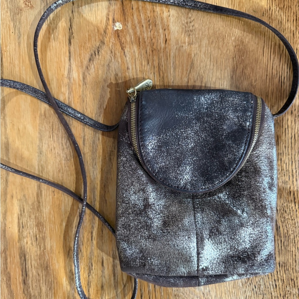 HOBO Black and Gray Crossbody Bag